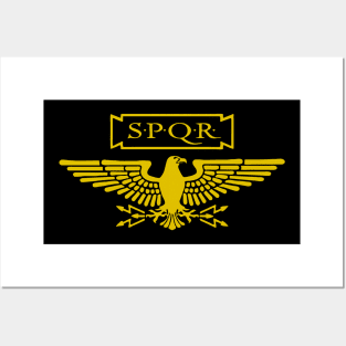 emperor spqr roman Posters and Art